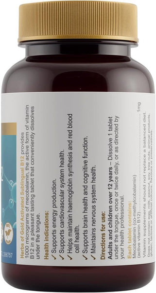 Herbs of Gold Activated Sublingual B12