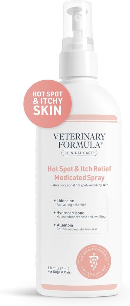 Effective Hot Spot and Itch Relief for Dogs and Cats: Introducing Veterinary Formula Clinical Care Medicated Spray