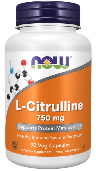 Now Foods L-Citrulline 750 mg Veg Capsules