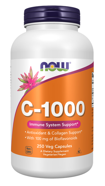 Now Foods Vitamin C-1000 Veg 250 Capsules