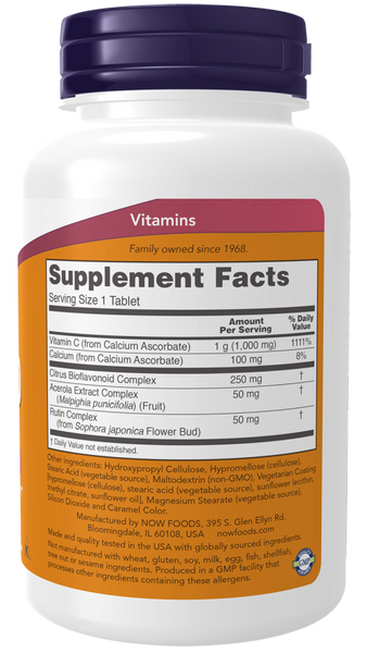 Now Foods Vitamin C-1000 Complex, Buffered 180 Tablets