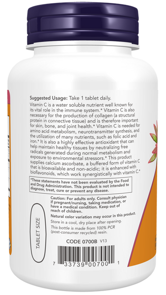 Now Foods Vitamin C-1000 Complex, Buffered 180 Tablets
