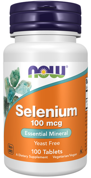Now Foods Selenium 100 mcg 100 Tablets