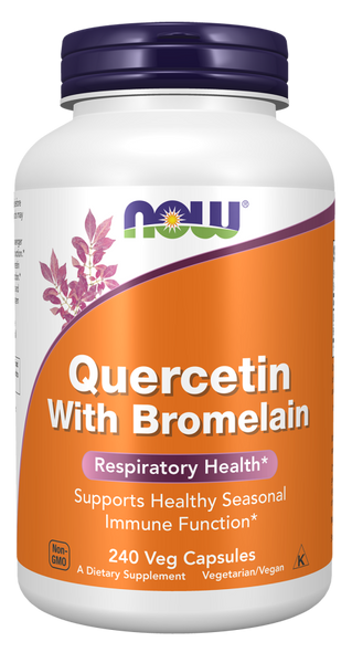 Now Foods Quercetin With Bromelain 240 Veg Capsules