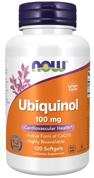 Now Foods Ubiquinol 100 mg 120 Softgels