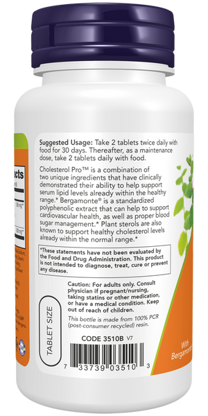 Now Foods Cholesterol Pro™ 120 Tablets