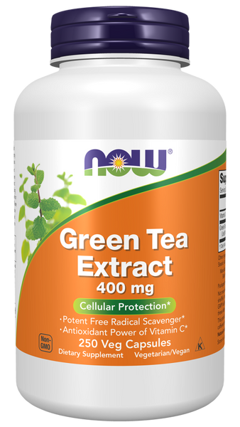 Now Foods Green Tea Extract 400 mg 250 Veg Capsules