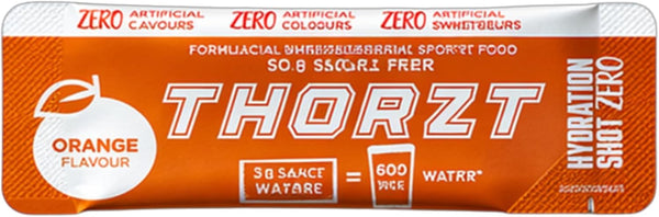 Thorzt Sugar Free Hydration Drink Solo Shots – Orange | 50 Sachets