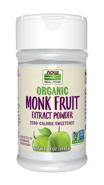 NOW Foods Monk Fruit Extract Powder Organic 19.85g