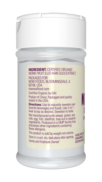 NOW Foods Monk Fruit Extract Powder Organic 19.85g