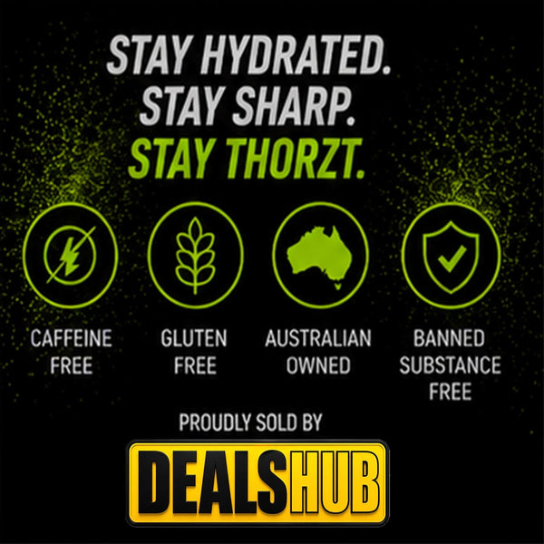 Thorzt Sugar Free Hydration Drink Solo Shots – Lemon Lime | 50 Sachets