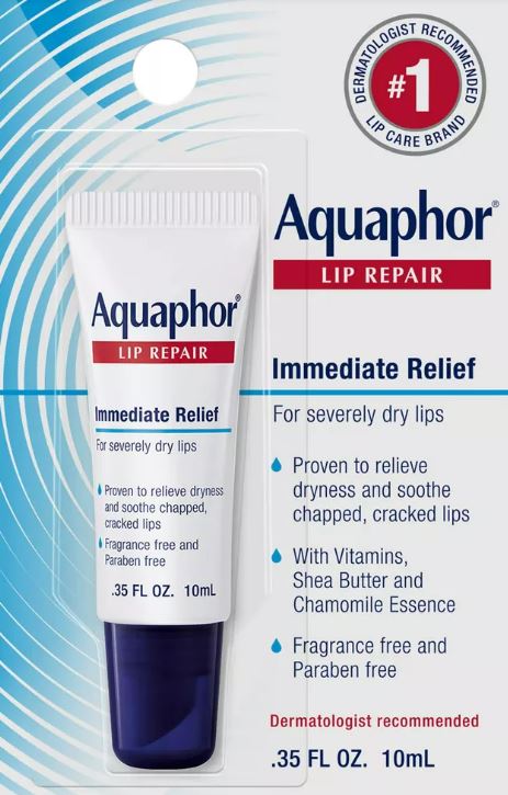 Aquaphor Lip Repair Immediate Relief 0.35 oz