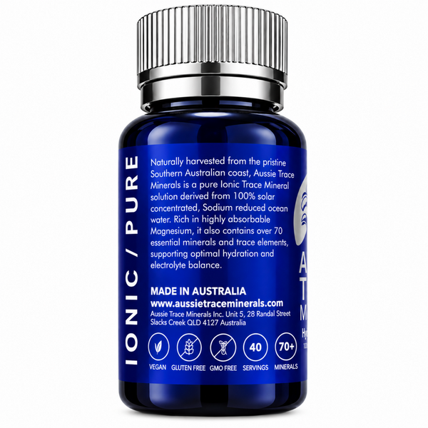 Aussie Trace Minerals Hydration Drops 60mL – Ionic Trace Minerals & Ocean Electrolytes