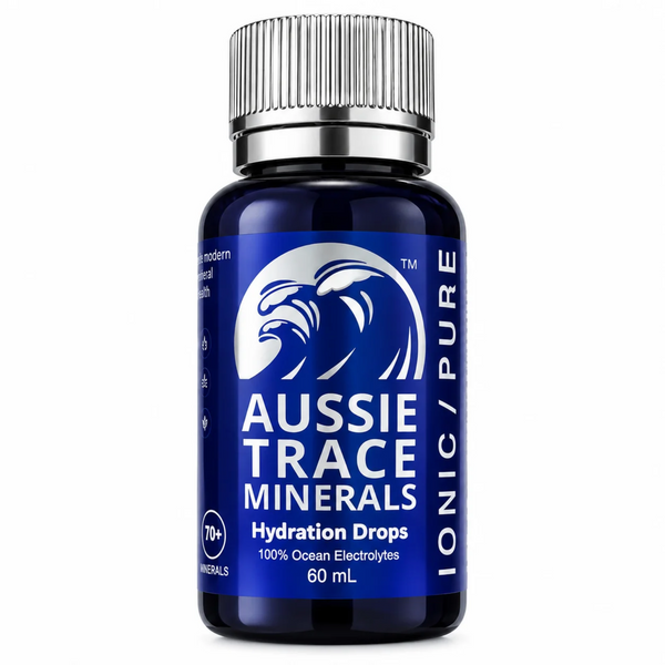 Aussie Trace Minerals Hydration Drops 60mL – Ionic Trace Minerals & Ocean Electrolytes
