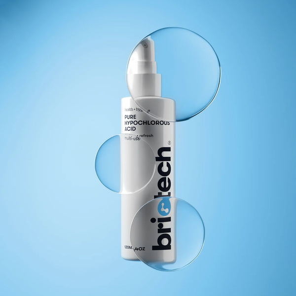 BRIOTECH Pure Hypochlorous Acid Spray Cleanser 120ml Alcohol & Fragrance Free