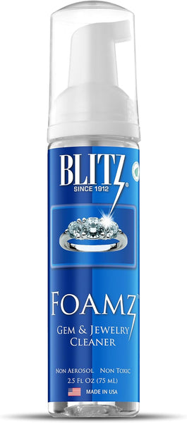 Blitz Foam Gem & Jewelry Cleaner Non Aerosol Non toxic 75ml