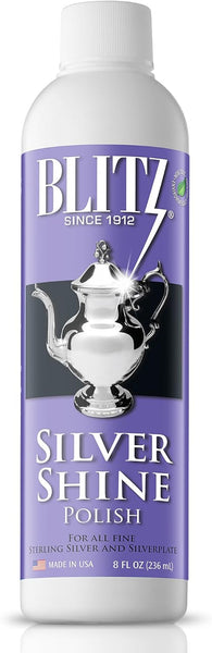 Blitz Silver Shine Polish Non-Toxic Environmentally Safe 236ml