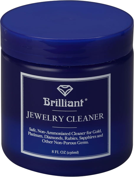 Brilliant Jewellery Cleaner with Cleaning Basket and Brush 236ml