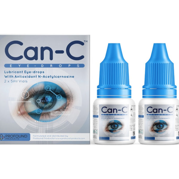 [IN STOCK] CAN-C Eye Drops Australia for Cataract Lubricant Eyedrops with Antioxidant N-Acetylcarnosine 2x5ml Vials