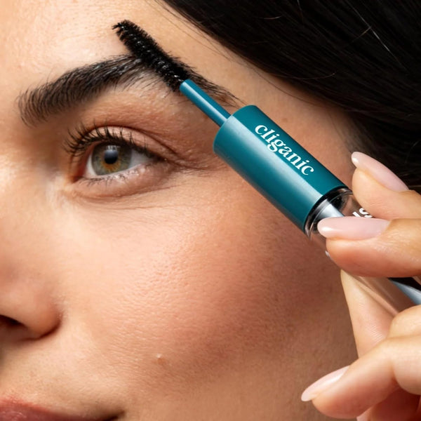 Cliganic Organic Castor Oil Hair & Skin, Eyelash & Eyebrow Growth Oil Set 237ml