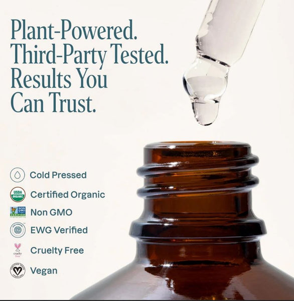 Cliganic Organic Pumpkin Seed Oil, 100% Pure For Hair & Face Natural Cold Pressed Unrefined Skin and Hair Oil 120ml