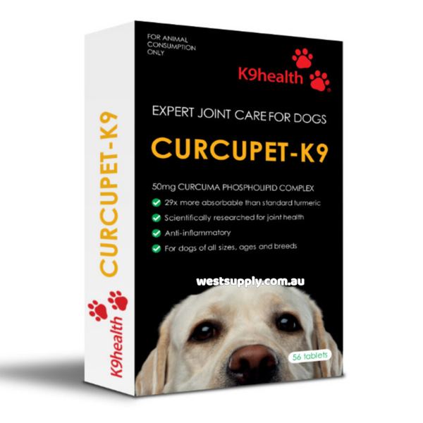 CurcuPet K9 Turmeric Dog Supplement - 56 Tablets