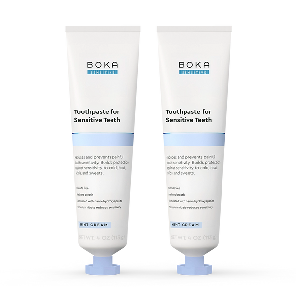 BOKA Mint Coconut Cream Nano-Hydroxyapatite Toothpaste for Sensitive Teeth (113g)