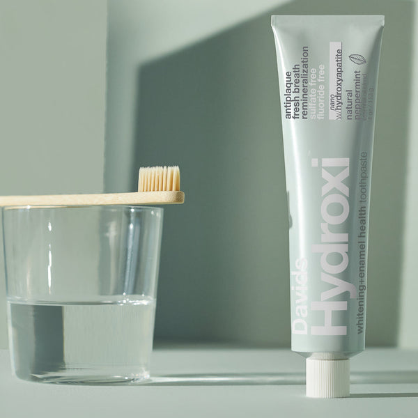 Davids Premium Peppermint Toothpaste 149g | Fluoride-Free Natural Whitening