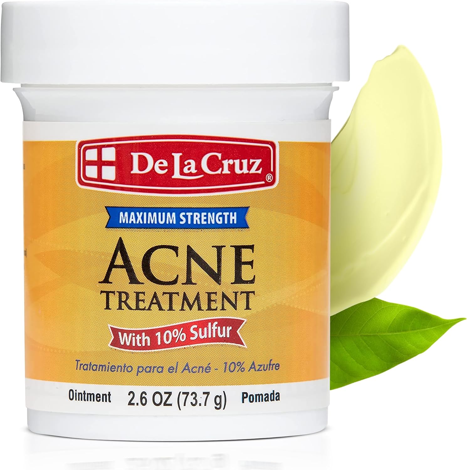 De La Cruz Acne Treatment with 10% Sulfur 2.6oz