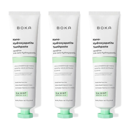 BOKA Ela Mint Nano-Hydroxyapatite Toothpaste 113g | Fluoride-Free Toothpaste