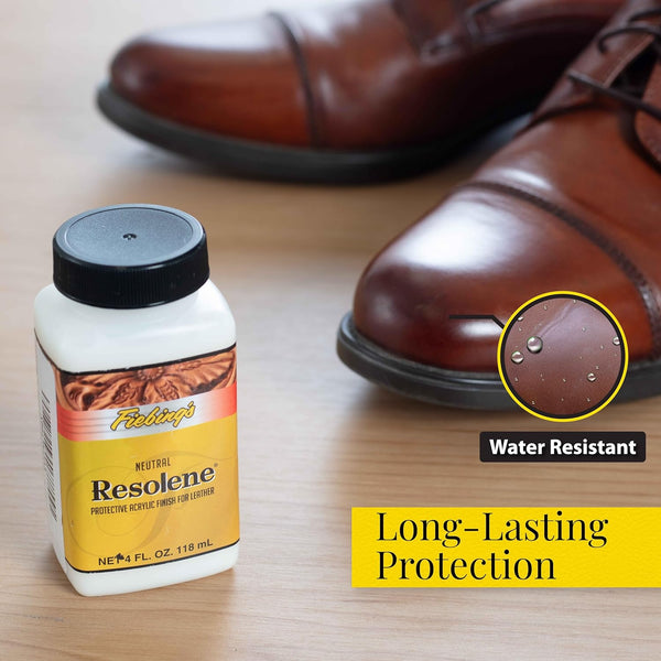 Fiebing's Neutral Resolene Protective Acrylic Finish for Leather 4oz, 118ml