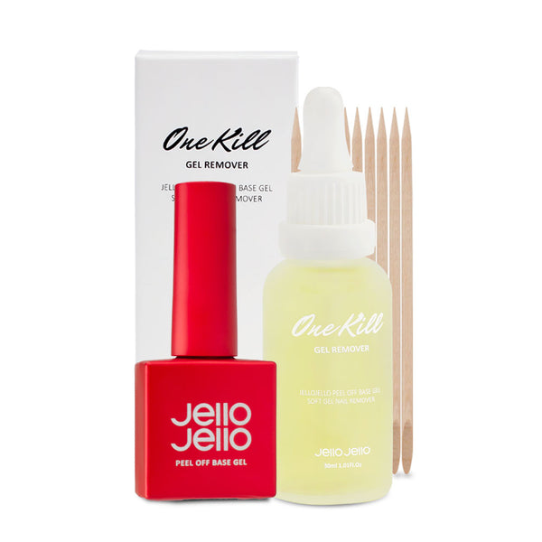 Jello Jello - One Kill Remover + Peel Off Base Gel Set