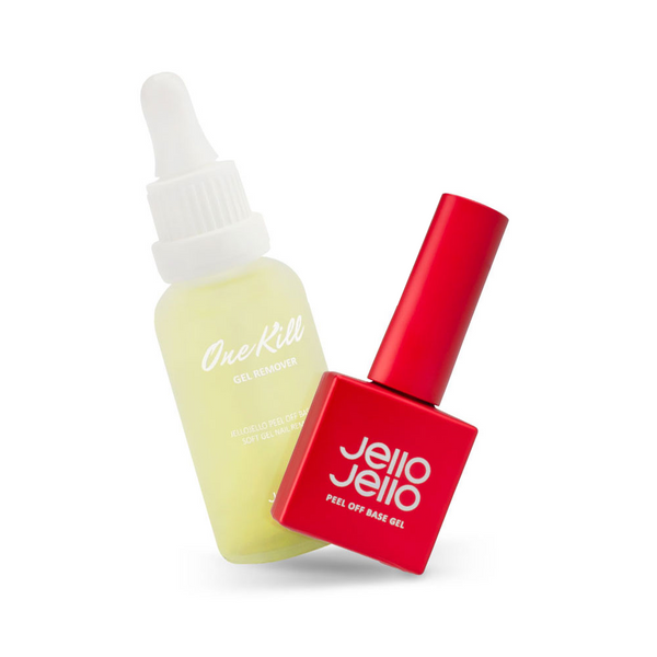 Jello Jello - One Kill Remover + Peel Off Base Gel Set