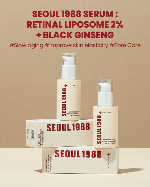 KSECRET - SEOUL 1988 Serum Retinal Liposome 2% + Black Ginseng 30ml BRISBANE
