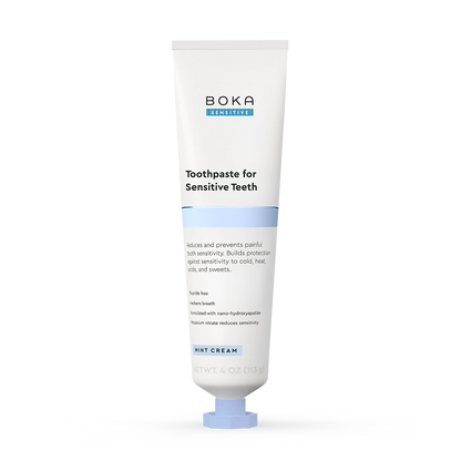 BOKA Mint Coconut Cream Nano-Hydroxyapatite Toothpaste for Sensitive Teeth (113g)