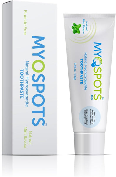 Myospots Natural toothpaste (with hydroxyapatite) Fluoride Free Natural Mint Flavour