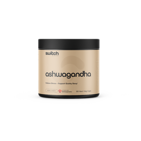 Switch Nutrition KSM-66 Ashwagandha 60 Capsules AUST L 444676