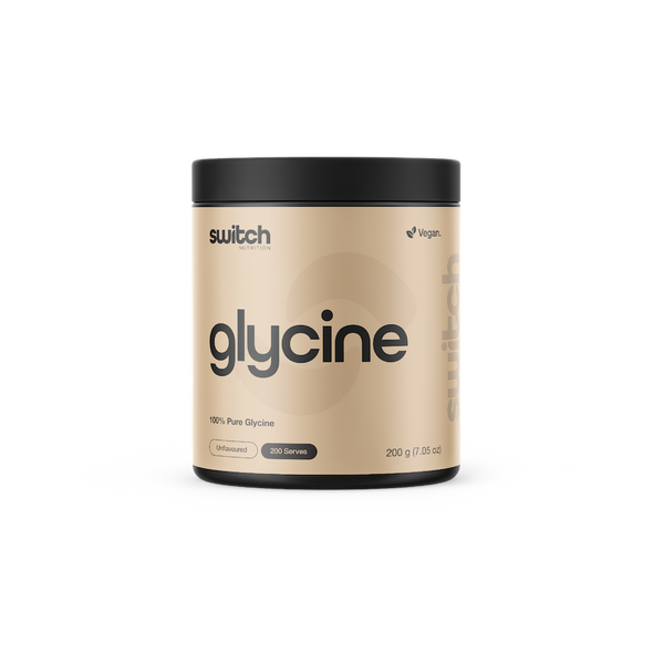 Switch Nutrition Glycine Powder 200g 200 Serves Unflavoured