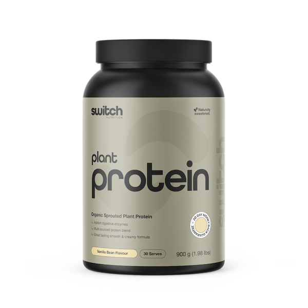 Switch Nutrition Plant Protein Vegan Sprouted 900g 30 Serves