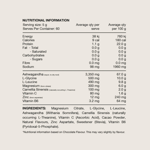 Switch Nutrition Adrenal Magnesium Powder - Chocolate Flavour