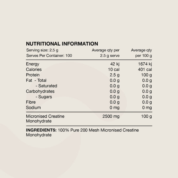 Switch Nutrition Creatine Monohydrate Micronised Unflavoured