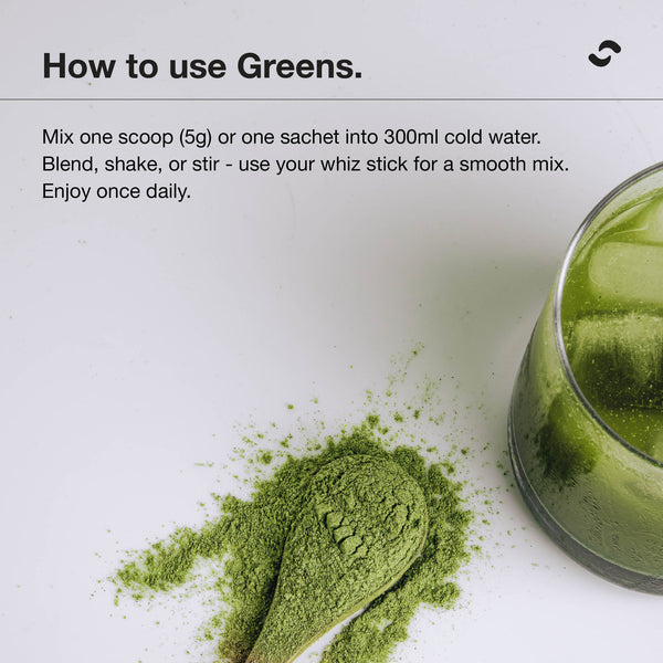 Switch Nutrition Greens Powder 250g 50 Serves Cloudy Apple