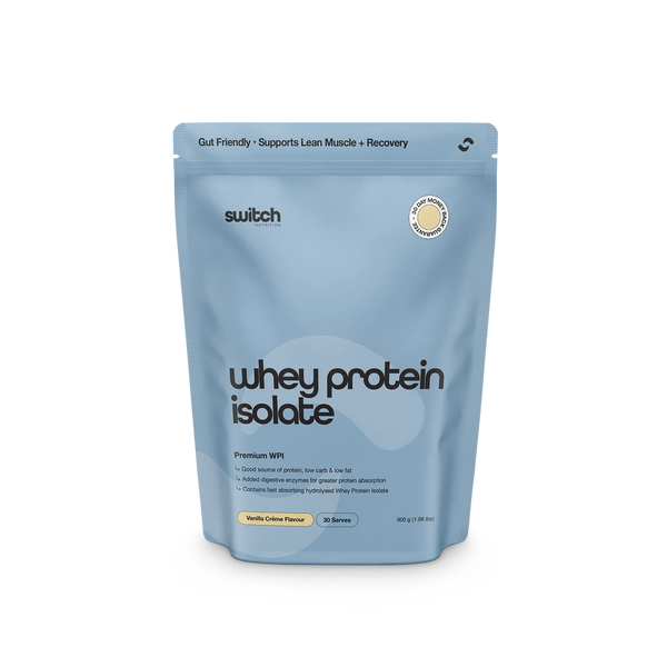 Switch Nutrition WPI Whey Protein Isolate 900g 30 Serves