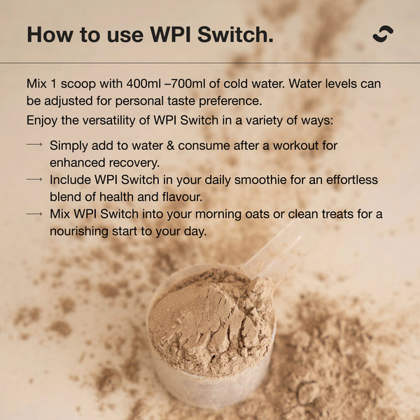 Switch Nutrition WPI Whey Protein Isolate 900g 30 Serves