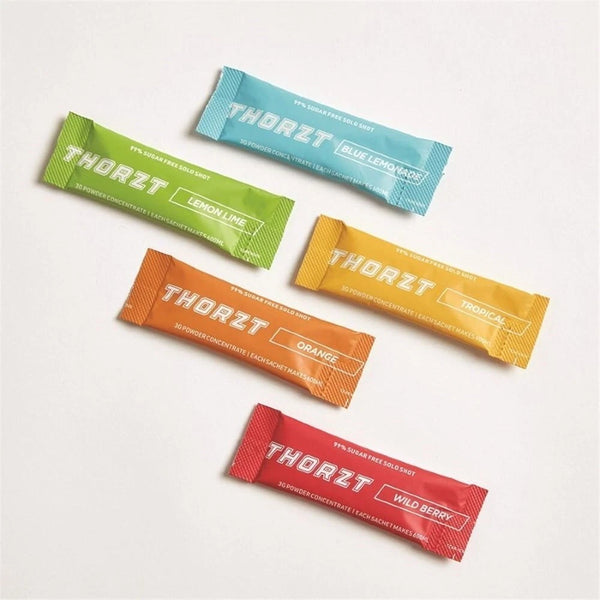 Thorzt Hydration Shots Mixed Flavours 99% Sugar Free 50 x 3g sachets