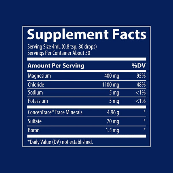 Trace Minerals Liquid Mega-Mag 400 mg – Magnesium Liquid Supplement 118ml