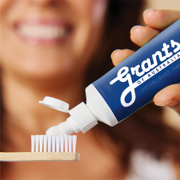 Grants of Australia Whitening Peppermint Natural Toothpaste – Fluoride Free 110g