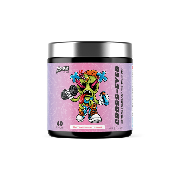 Zombie Labs Cross-Eyed High Stim Pre-Workout 400g 40 Serves