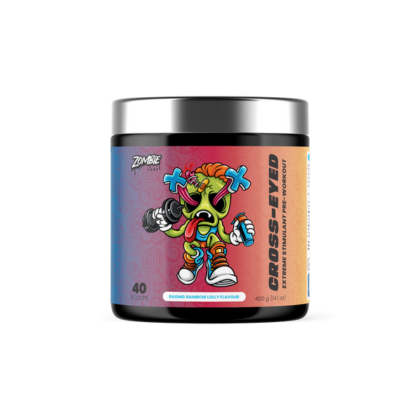 Zombie Labs Cross-Eyed High Stim Pre-Workout 400g 40 Scoops