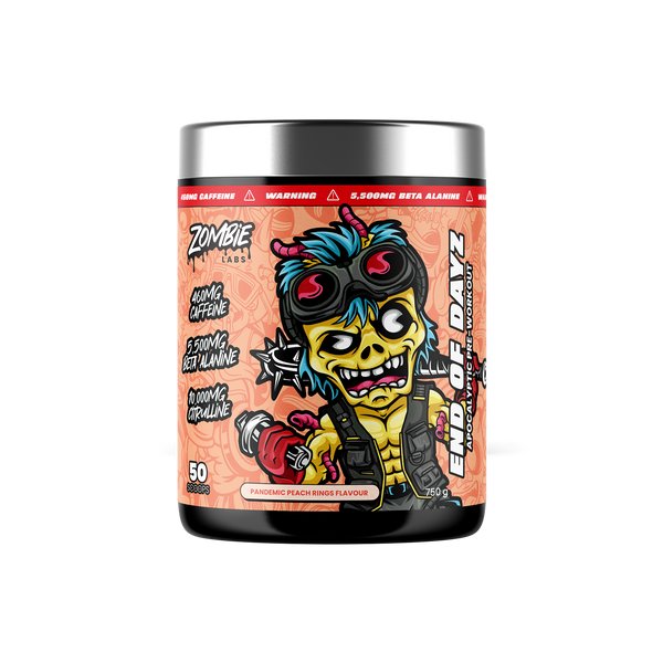 Zombie Labs End of Dayz High Stim Pre-Workout 750g 50 Scoops